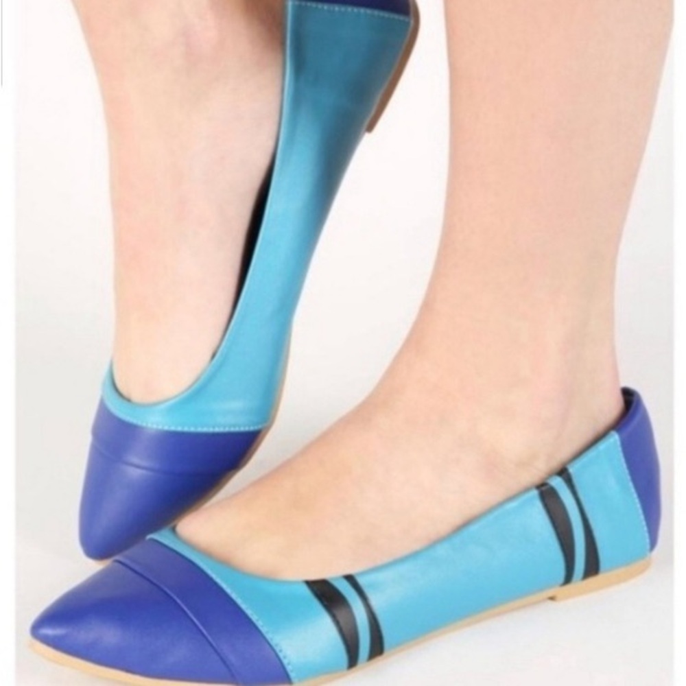 Blue Crayola-like Crayon Flats by Iron Fist (US 9)